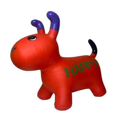 Дитяча іграшка стрибун собака BT-RJ-0072 гумовий BT-RJ-0072(Red) фото