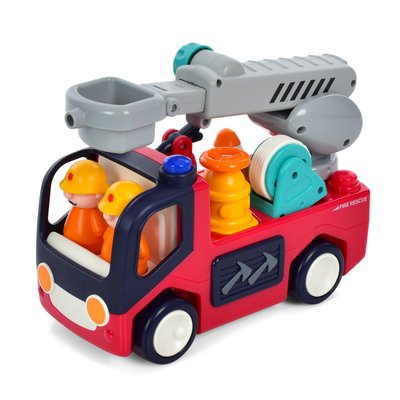 Дитяча Пожежна машинка Hola Toys E9998-HL зі світлом та звуком E9998-HL фото