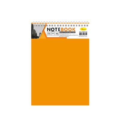 Блокнот А5 В-БП5-40, 40 листів, пружина зверху В-БП5-40(Orange) фото