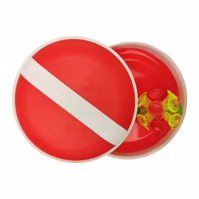 Дитяча гра Пастка M 2872 м'яч на присосках 15 см M 2872(Red) фото