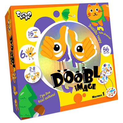 Розважальна настільна гра "Doobl Image" DBI-01-01U укр. мовою DBI-01-01U фото