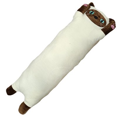 М'яка іграшка "Кіт батон" K15311, 85 см K15311(White) фото