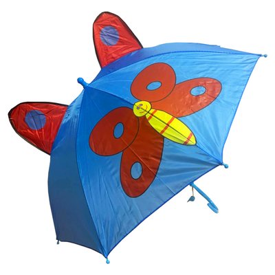 Зонтик-трость детский с ушками SY-15 Животные  SY-15(Blue) фото