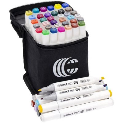 Набір скетч-маркерів BV820-36, 36 кольорів у сумці BV820-36 фото
