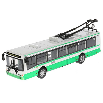 Іграшкова модель тролейбуса "Автопарк" 6407A інерційний 6407A(Green) фото