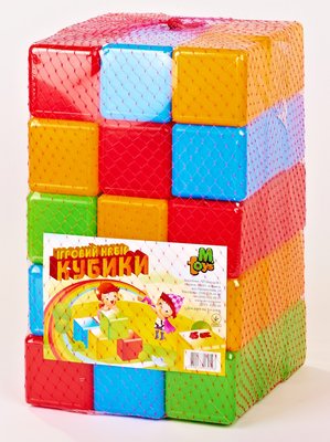 Игровой набор цветных кубиков 09065, 45 шт 09065 фото