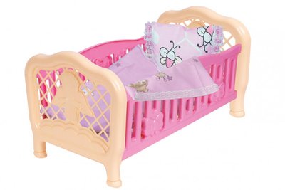 Кроватка для куклы 4494TXK с постельным бельем 4494TXK(Pink) фото