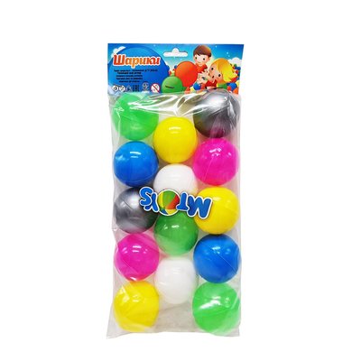 Кульки для сухого басейну 16028, 60 мм 14 шт 16028 фото