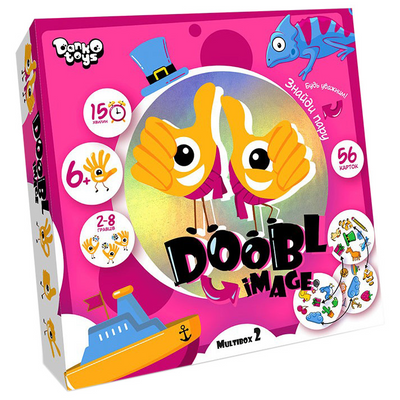 Розважальна настільна гра "Doobl Image" DBI-01-01U укр. мовою DBI-01-02U фото