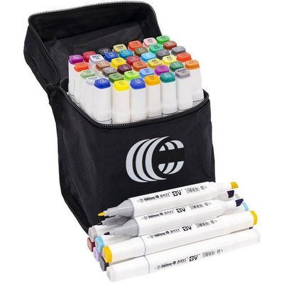 Набір скетч-маркерів BV820-40, 40 кольорів у сумці BV820-40 фото