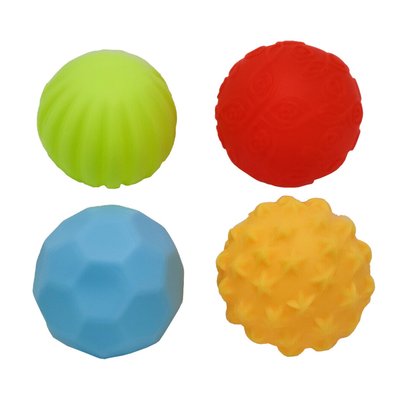 Набір Іграшок для ванної A004 м'ячики 4 шт A004-2 фото