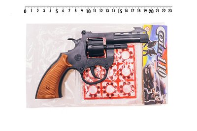 Іграшковий револьвер "Кольт" Golden Gun 110 / 120GG з пістонами 110/120GG фото