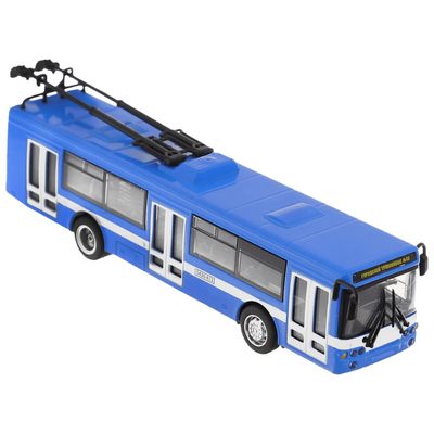 Іграшкова модель тролейбуса "Автопарк" 6407A інерційний 6407B(Blue) фото