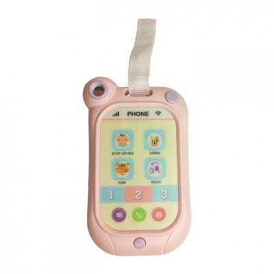 Іграшка мобільний телефон G-A081 інтерактивний G-A081(Pink) фото
