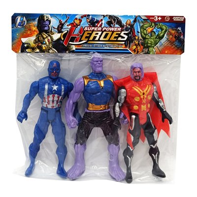 Набір героїв "Марвел" 033A підсвічування 033A(Thanos) фото