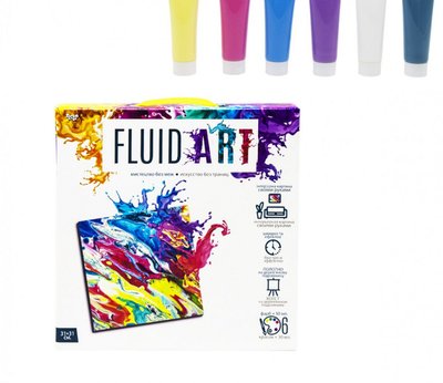 Набір креативної творчості "Fluid ART" FA-01-01-2-3-4-5, 5 видів FA-01-04 фото