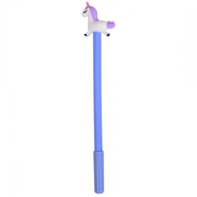 Ручка гелевая "Единорог" 6029 синяя 6029(Violet) фото
