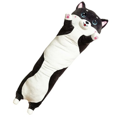 М'яка іграшка "Кіт батон" K15307 сірий 65 см K15307 фото