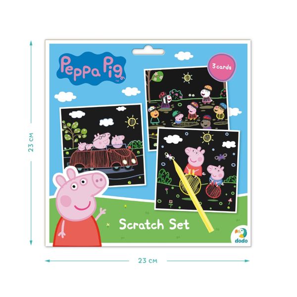 Набір гравюр Peppa Pig "Веселі розваги" Dodo 200185 200185 фото