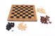 Дерев'яні Шахи S3023 з шашками і нардами S3023 фото