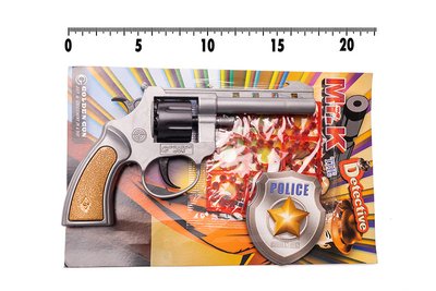 Игрушечный револьвер "Mr. K" Golden Gun 237GG с пистонами 237GG фото
