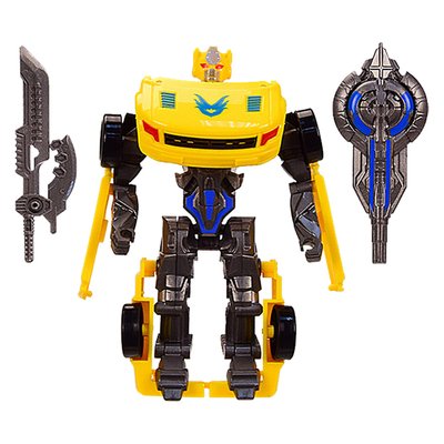 Іграшка трансформер 39-6, розмір машинки – 11.3*5.6*3.5 см 39-6(Yellow) фото
