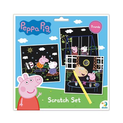 Набір гравюр Peppa Pig "Гра з друзями" Dodo 200186 200186 фото