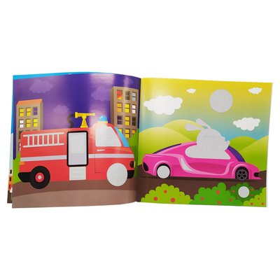 Книга розмальовка для малюків "Транспорт" Книжковий хмарочос 400616 400616 фото