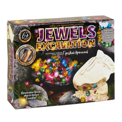 Набор для проведения раскопок 7576DT "Jewels Excavation" Камни JEX-01-02 Укр JEX-01-02 фото