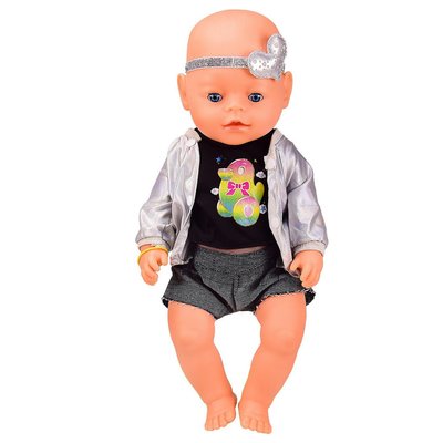 Дитяча лялька-пупс BL037 в зимовому одязі, пустушка, горщик, пляшечка BL037H фото