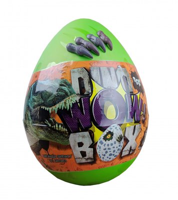 Дитячий набір для творчості в яйці "Dino WOW Box" DWB-01-01U, 20 предметів DWB-01-01U(G) фото