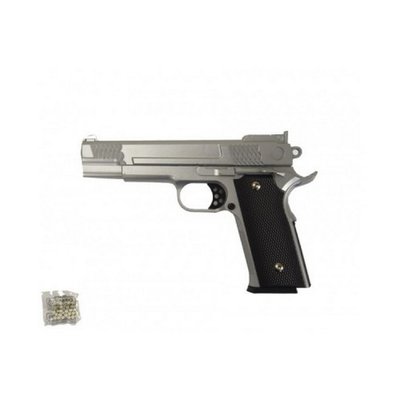 Игрушечный пистолет на пульках "Browning HP" Galaxy G20S металл стальной G20S фото