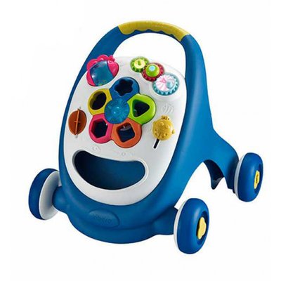 Детская каталка-ходунки с сортером 91157 погремушки в наборе 91157(Blue) фото