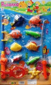 Детский игровой набор рыбалка M 0041 с рыбками M 0041 фото