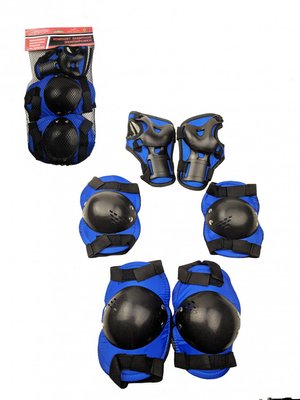 Защита рук и ног MS 0032 для катания на велосипеде, роликах,скейте, самокате MS 0032(Blue) фото