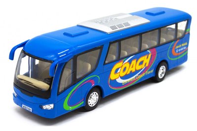 Дитячий ігровий Автобус KS7101 відкриваються двері KS7101 W(Blue) фото
