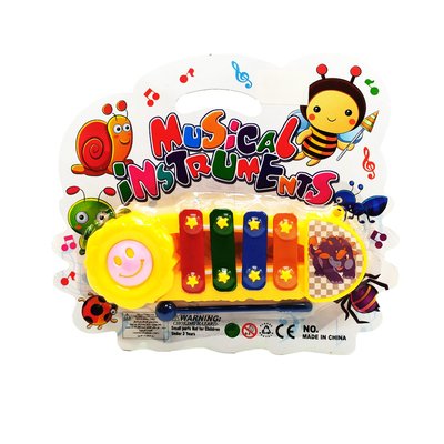 Музична іграшка Ксилофон Y9093, 16 см Y9093(Yellow) фото