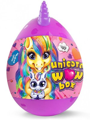 Набор для творчества в яйце "Unicorn WOW Box" UWB-01-01U для девочек UWB-01-01U(V) фото