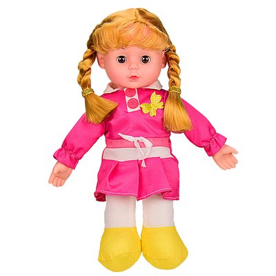 Кукла музыкальная мягконабивная LY3001-5-6-7 на Английском 29см LY3001-5-6-7(Pink) фото
