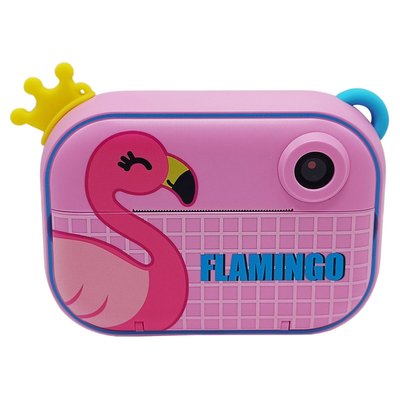 Дитячий ігровий фотоапарат із принтером Flamingo 2 камери (основна і фронтальна) FLAMINGO фото