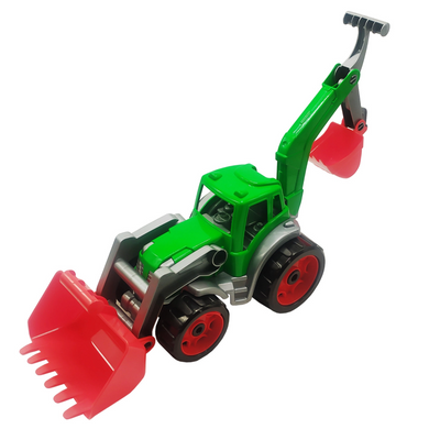 Дитячий іграшковий трактор 3671TXK з двома ковшами 3671TXK(Green) фото