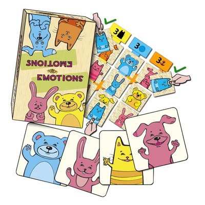 Настільна карткова гра "Emotions" Майстер MKZ0810 склад першим ряд MKZ0810 фото