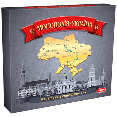 Настільна гра "Монополія Україна" 0734ATS укр. мовою 0734ATS фото