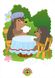 Дитяча розвиваюча книга Веселі усмішки Лісові малюки 402955 з наклейками 402955 фото 3