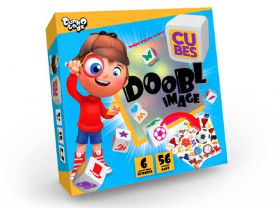 Настільна розважальна гра "Doobl Image Cubes" DBI-04-01U укр. мовою DBI-04-01U фото