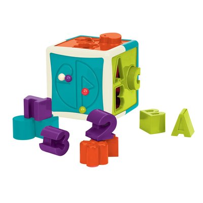 Розвиваюча іграшка-сортер Розумний Куб Battat Lite BT2577Z 12 форм BT2577Z фото