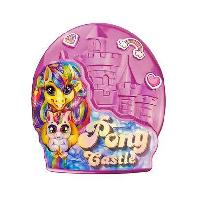 Креативна творчість "Pony Castle" BPS-01-01U з м'якою іграшкою BPS-01-01U(Pink) фото