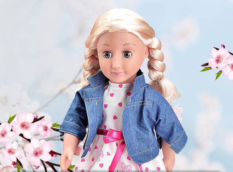 Лялька для дівчаток "A" 2050 м'яконабивна 2050 фото