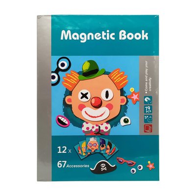 Набір для творчості "Клоун" LY8726-3 магнітна книга LY8726-3(Turquoise) фото
