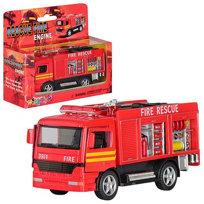 Дитяча ігрова пожежна машинка KS5110W інерційна KS5110W фото